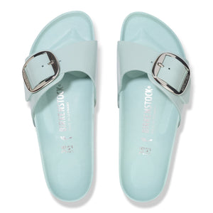 Madrid Big Buckle Natural Leather Patent