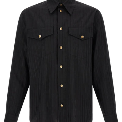 Versace Jacquard Silk Shirt