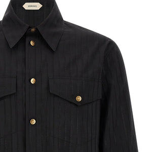 Versace Jacquard Silk Shirt