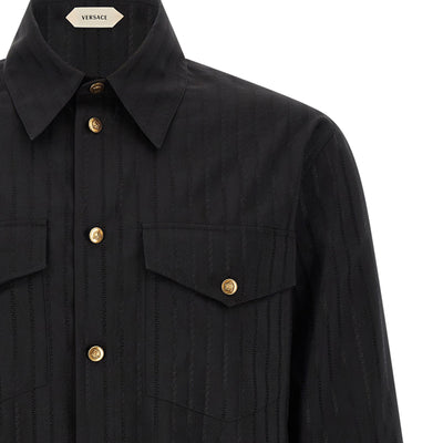 Versace Jacquard Silk Shirt