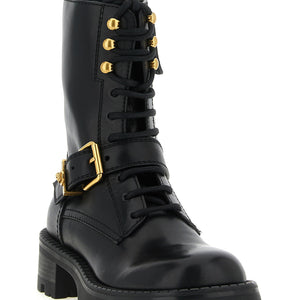 Versace Ankle Boots With Buckle