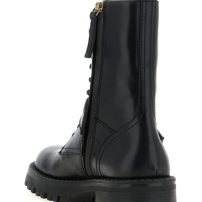 Versace Ankle Boots With Buckle
