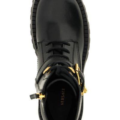 Versace Ankle Boots With Buckle