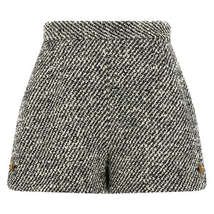 Versace Bouclé Wool Shorts