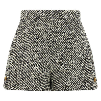 Versace Bouclé Wool Shorts