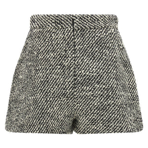 Versace Bouclé Wool Shorts