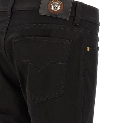 Versace Medusa Embroidery Jeans