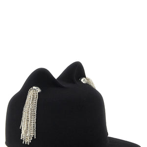 Maison Michel Jamie Hat With Crystals