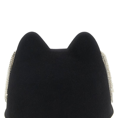 Maison Michel Jamie Hat With Crystals