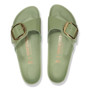 Madrid Big Buckle Natural Leather Patent