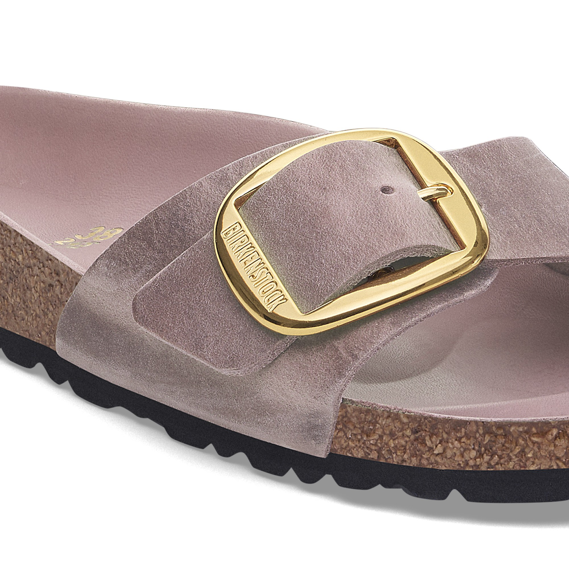 Madrid Big Buckle Natural Leather Oiled