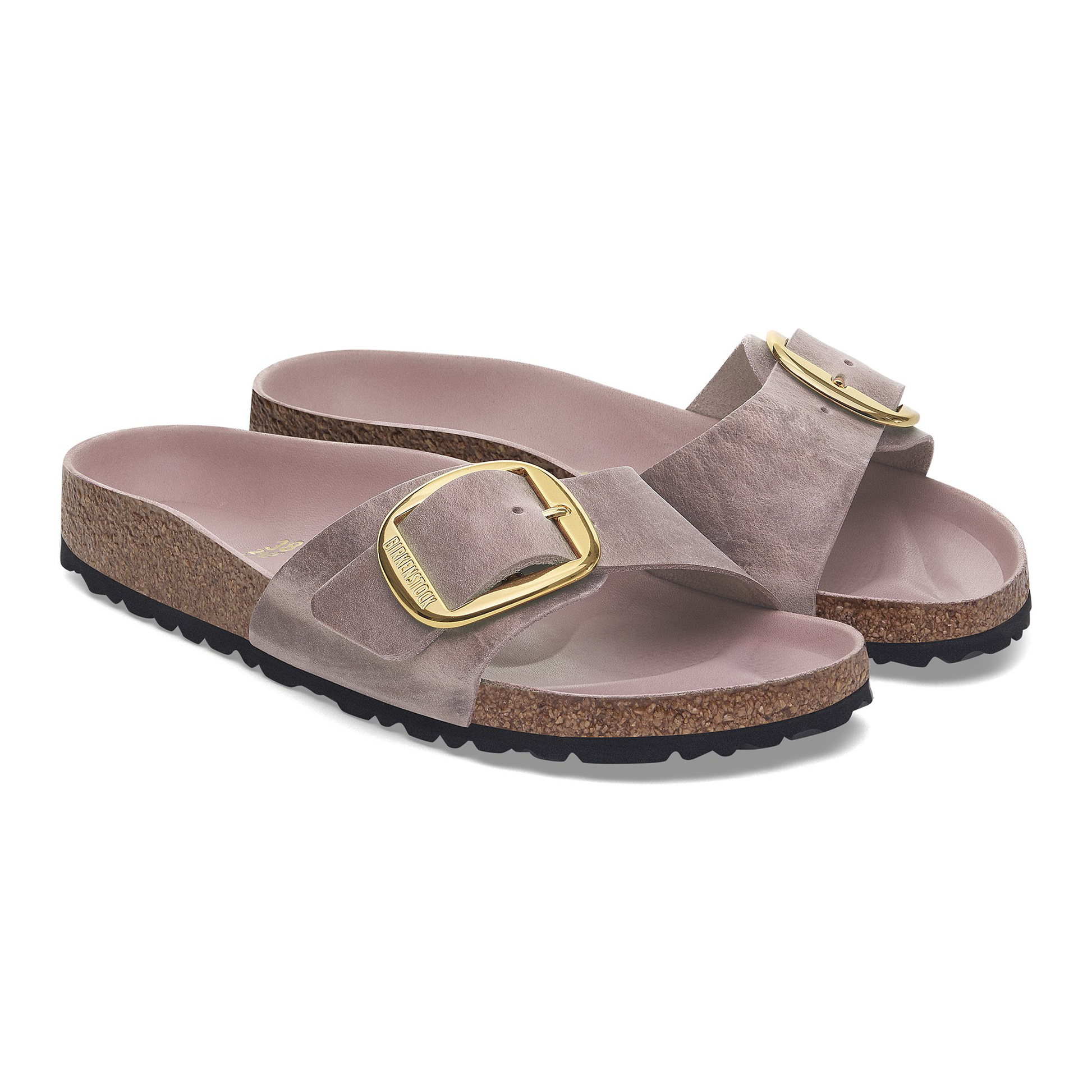 Madrid Big Buckle Natural Leather Oiled