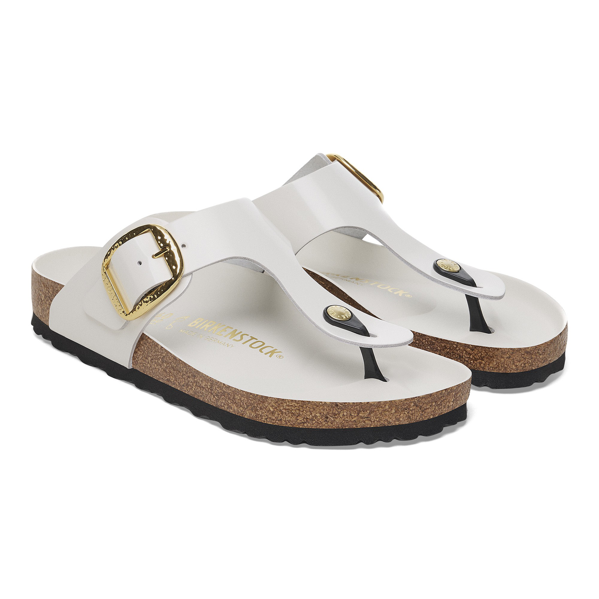 Gizeh Big Buckle Natural Leather Patent
