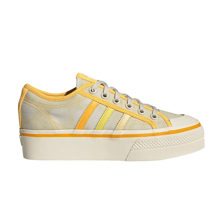 adidas Nizza Platform Lo Parley Almost Yellow Orange Tint (Women's)