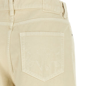Pinko Love Birds Embroidery Jeans