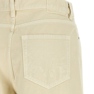 Pinko Love Birds Embroidery Jeans