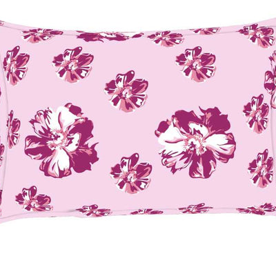 Floral Pink 100% Cotton Double Bedsheet - Atrium By Spaces