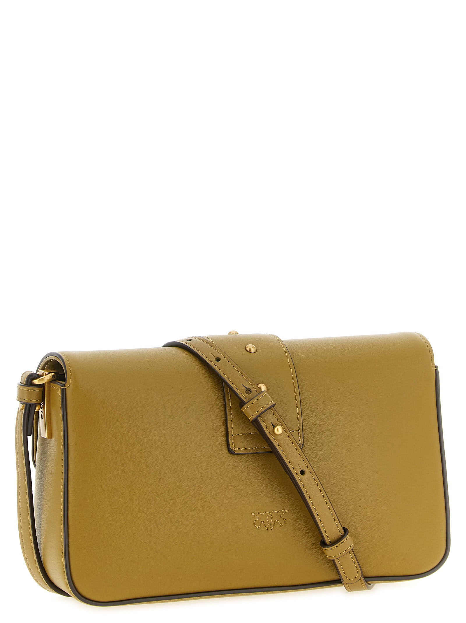 Pinko Mini Love Slouchy Shoulder Bag