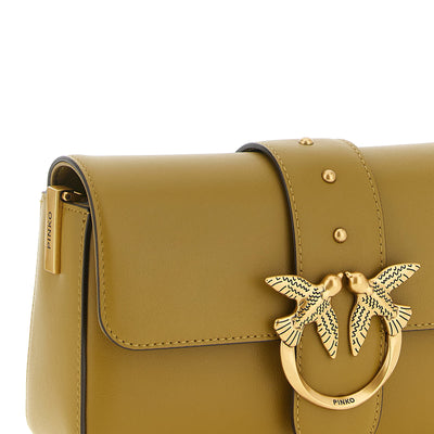 Pinko Mini Love Slouchy Shoulder Bag