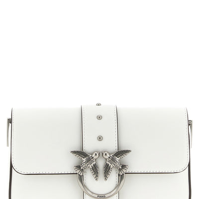Pinko Mini Love Slouchy Shoulder Bag