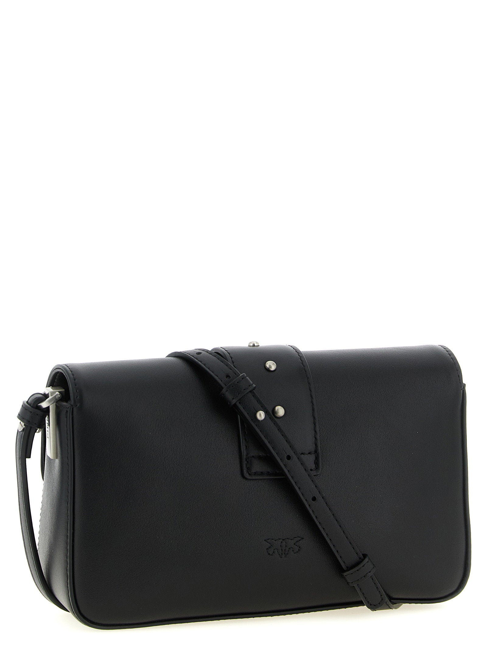 Pinko Mini Love Slouchy Shoulder Bag