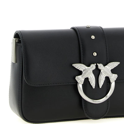Pinko Mini Love Slouchy Shoulder Bag
