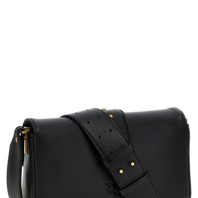 Pinko Mini Love Slouchy Shoulder Bag