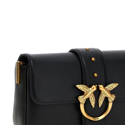 Pinko Mini Love Slouchy Shoulder Bag