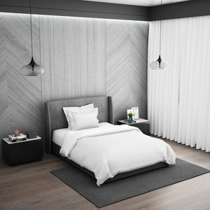 Spaces Hygro 100% Cotton Shell Single Quilt / AC Comforter-White/Taupe