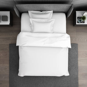 Spaces Hygro 100% Cotton Shell Single Quilt / AC Comforter-White/Taupe