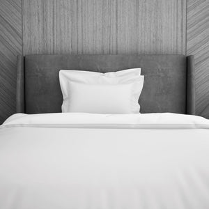 Spaces Hygro 100% Cotton Shell Single Quilt / AC Comforter-White/Taupe