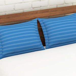 Solid Sky Blue - Light Blue 100% Cotton Pillow Cover - Skyrise By Spaces