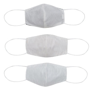 Welspun 2Ply Reusable Face Mask 100% Cotton Face Mask-Yellow/Grey/Tea
