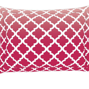 Floral Pink 100% Cotton Queen Fitted Sheet - Atrium By Spaces