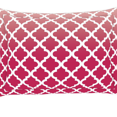 Floral Pink 100% Cotton Queen Fitted Sheet - Atrium By Spaces