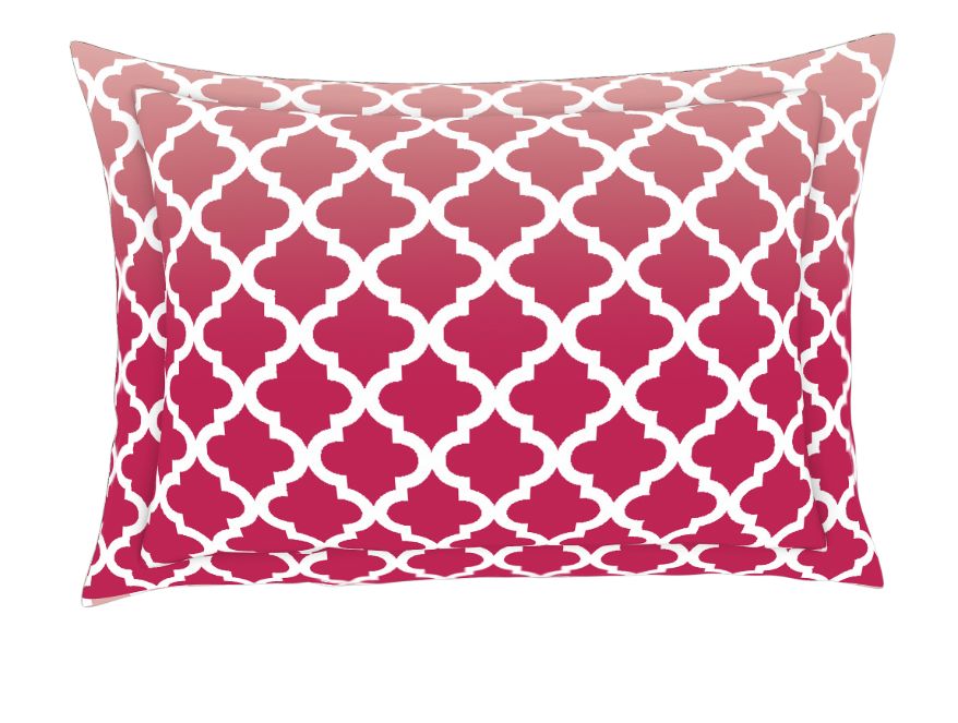 Floral Pink 100% Cotton Queen Fitted Sheet - Atrium By Spaces