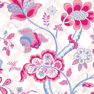 Floral Pink 100% Cotton Queen Fitted Sheet - Atrium By Spaces