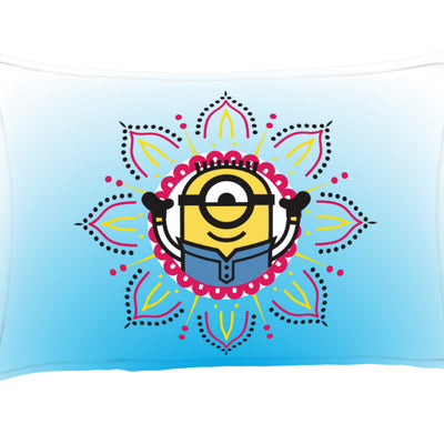 Universal Masala Minions Yellow 100% Cotton Single Bedsheet - By Spaces