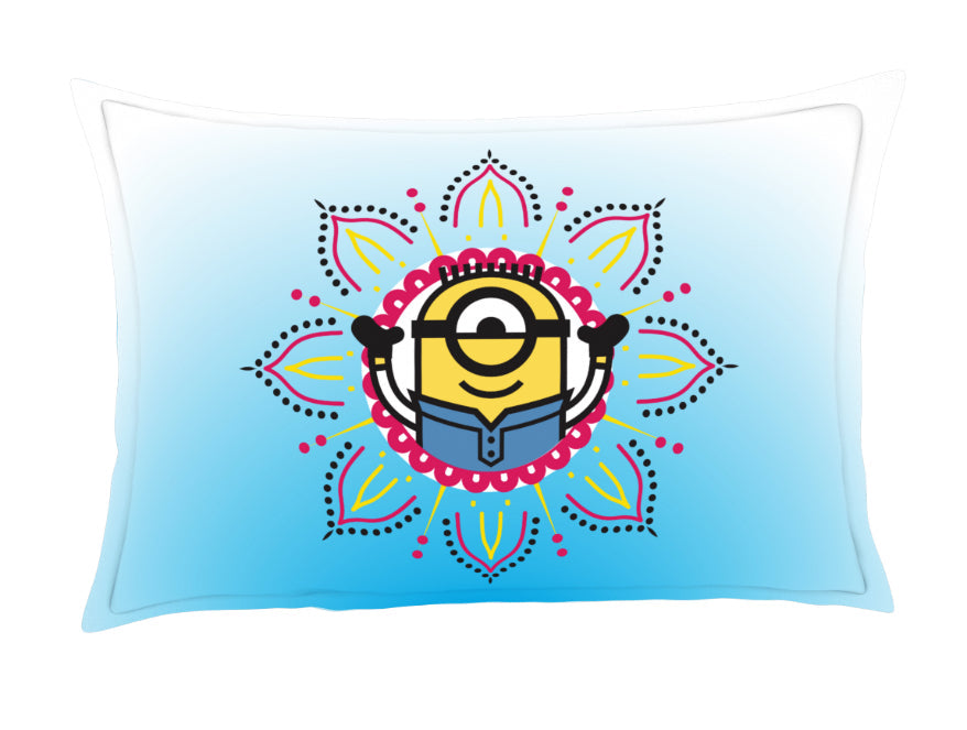 Universal Masala Minions Yellow 100% Cotton Single Bedsheet - By Spaces