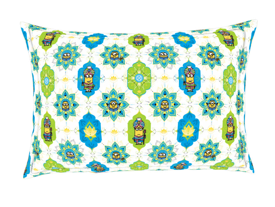 Universal Masala Minions Yellow 100% Cotton Single Bedsheet - By Spaces
