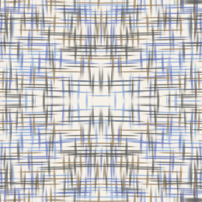 Geometric Ink Blue - Dark Blue 100% Cotton Double Bedsheet - Atrium Plus By Spaces