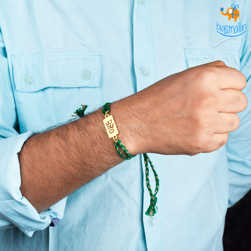 Bro Metallic Rakhi