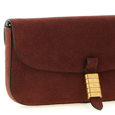 Pinko Saddle Flat Medium Shoulder Bag
