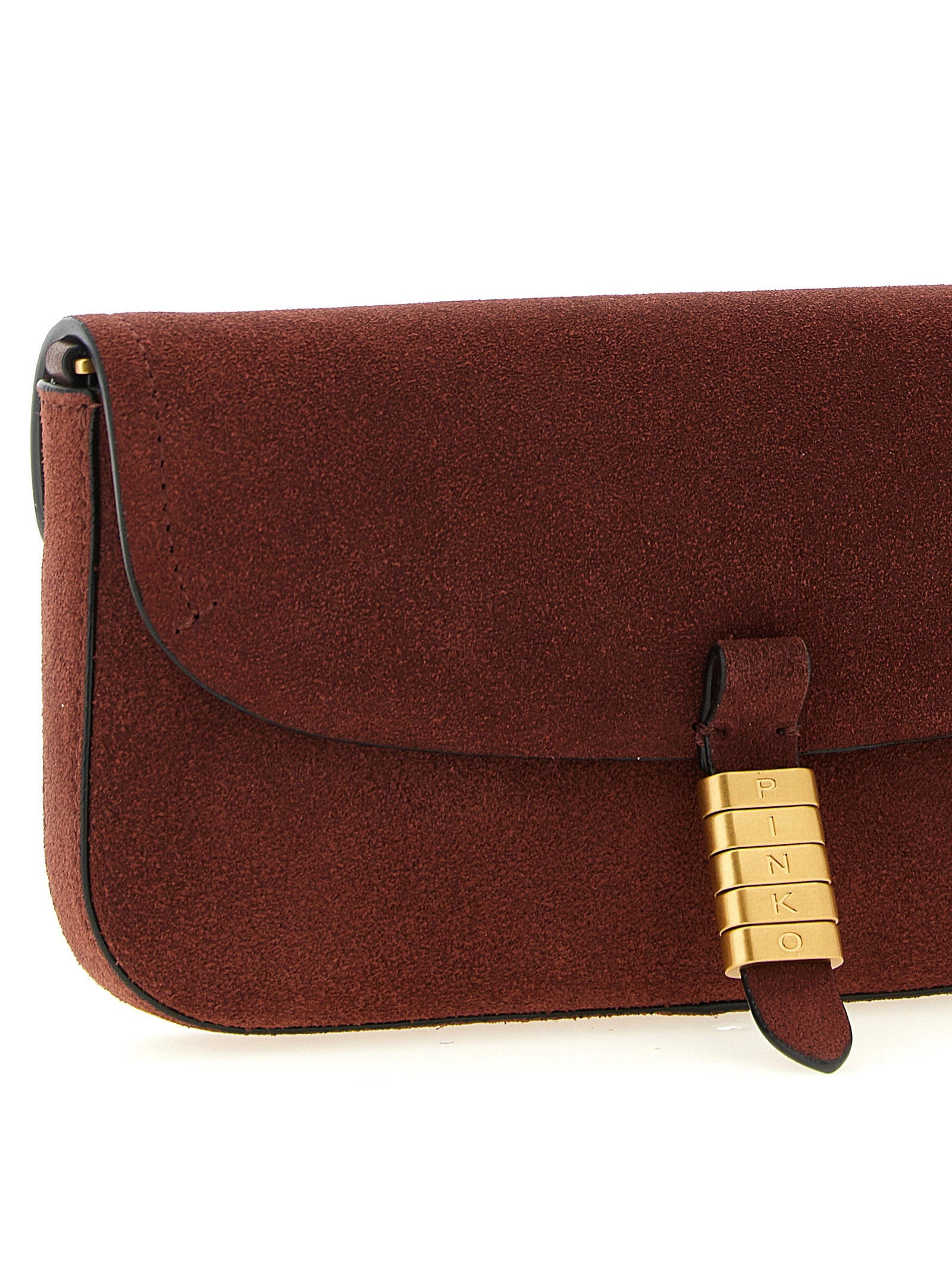 Pinko Saddle Flat Medium Shoulder Bag