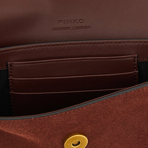 Pinko Saddle Flat Medium Shoulder Bag