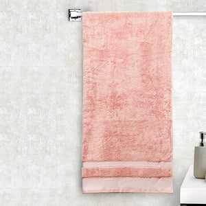Coral - Brown 100% Cotton Bath Towel - Hygro By Spaces