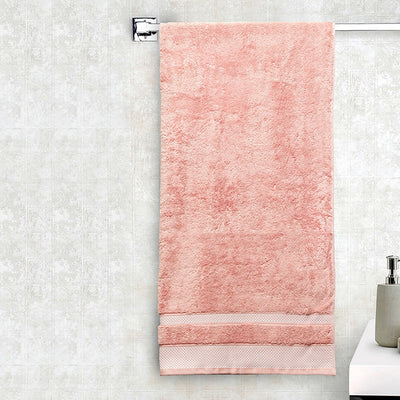 Coral - Brown 100% Cotton Bath Towel - Hygro By Spaces