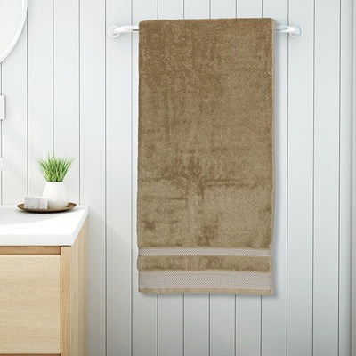 Champagne Gold - Gold 100% Cotton Bath Towel - Hygro By Spaces