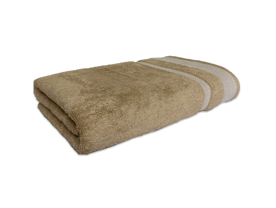 Champagne Gold - Gold 100% Cotton Bath Towel - Hygro By Spaces
