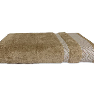 Champagne Gold - Gold 100% Cotton Bath Towel - Hygro By Spaces